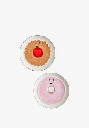 Next, SET OF 2 BISCUIT SIDE PLATES UNISEX - Tallerkener - pink
