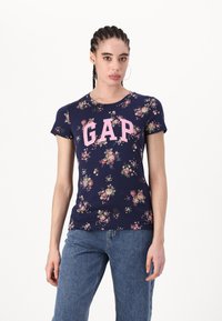 GAP TEE - Marškinėliai su spaudiniu - navy floral