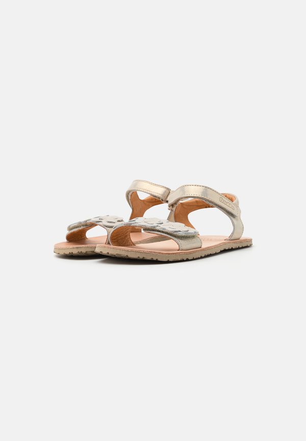BAREFOOT FLEXY FLOWERS - Sandals - gold shine3