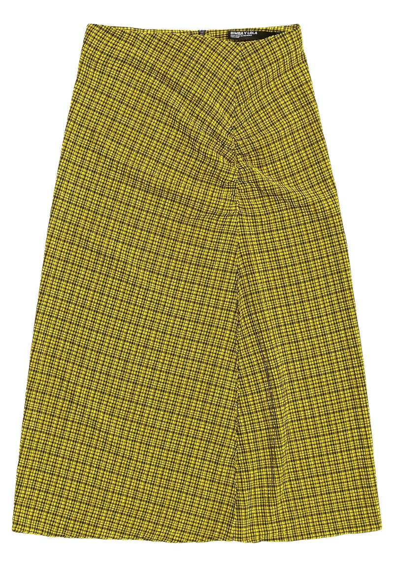 Bimba Y Lola A-lijn rok geel Bimba Y Lola A-lijn rok geel
