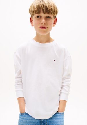 Tommy Hilfiger, ESSENTIAL T-SHIRT LS UNISEX - Camiseta de manga larga - white