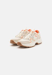 Woden SIF REFLECTIVE - Sneaker low - whisper white/tiger