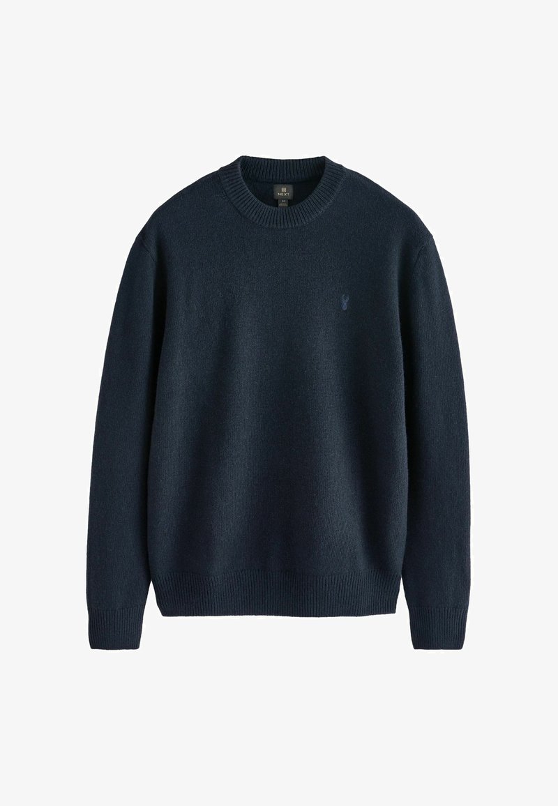 Next REGULAR FIT CREW - Strickpullover - navy blue