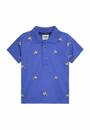 JoJo Maman Bébé REGULAR FIT - EMBROIDERED - Polo - blue construction