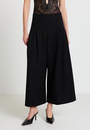 LUNGO TINTA - Pantalon classique - ultrablack