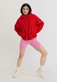 hessnatur OVERSIZE - Fleecejacke - rot