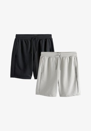 Next ZIP POCKET 2 PACK REGULAR FIT - Pantalon de survêtement - black grey