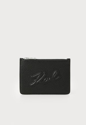 K/SKUARE ZIP CARDHOLDER  - Wallet - black