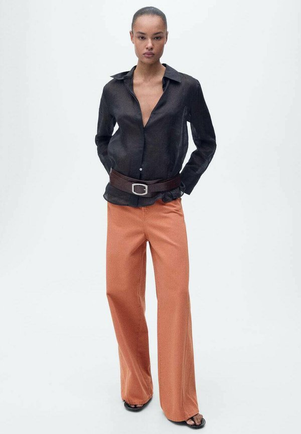 MILA - Relaxed fit jeans - burnt orange4