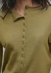 Massimo Dutti Strickjacke - olive