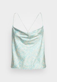 Não selecionado, turquoise bright