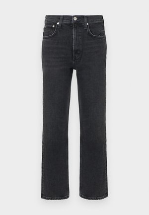 DELFINA - Straight leg jeans - black denim