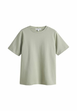 Next REGULAR FIT - HEAVYWEIGHT SHORT SLEEVE CREW NECK - T-shirts basic - sage green