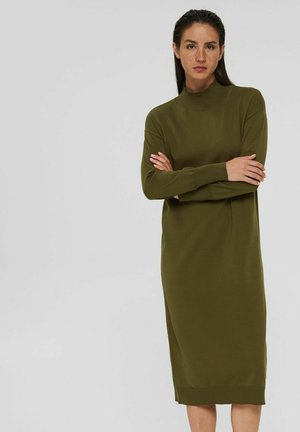 Pouzdrové šaty - dark khaki