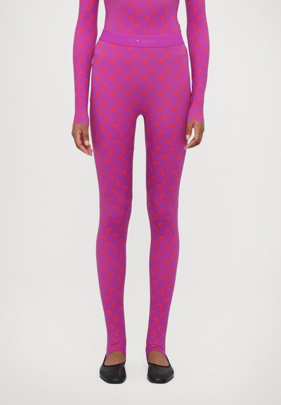 MARINE SERRE - Spodnie legginsy