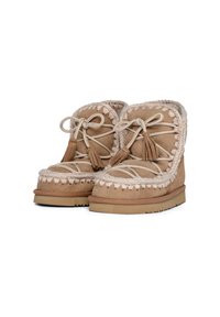 Mou SCOUBIDOO LACE - Stivaletti stringati - beige