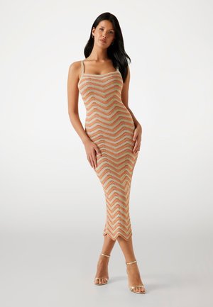 CHEVRON - Sukienka dzianinowa