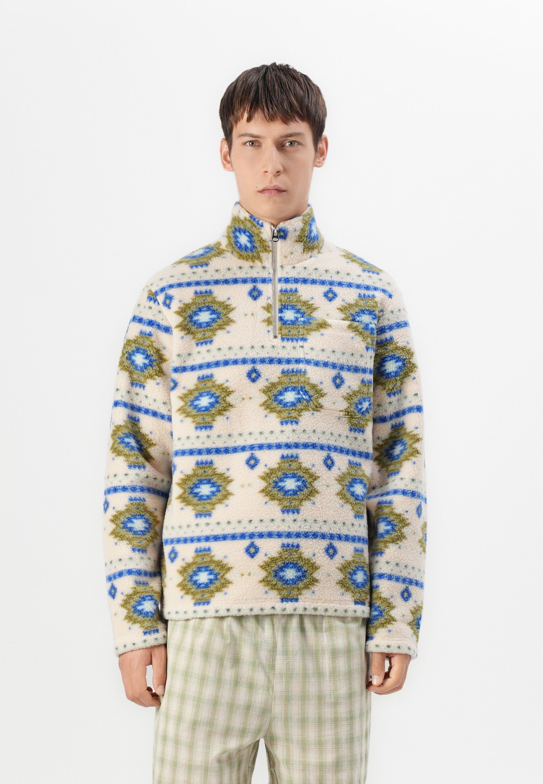 Jack & Jones Felpa Di Pile Soho 12278784 Nero Regular Fit - Foto 7