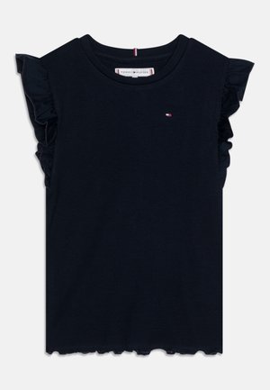 Tommy Hilfiger RUFFLE - T-shirt z nadrukiem