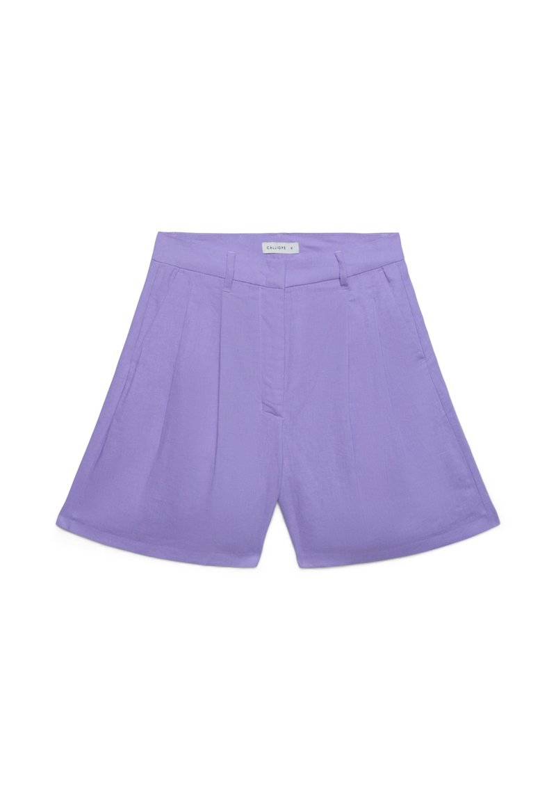 Calliope PANTALONE CORTO TINTA UNITA - Short - glicine/violet chiné ...