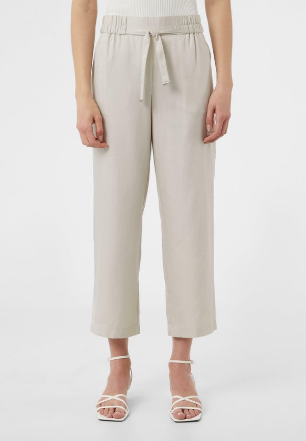 AUS MIT STRAIGHT LEG - Stoffhose - helles beige