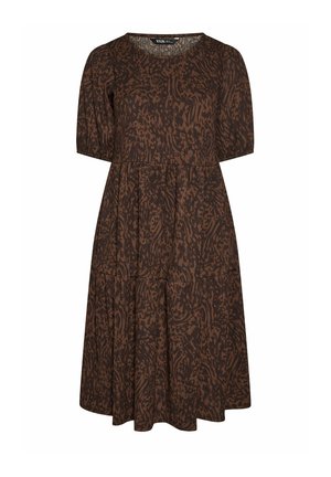 Yours Clothing, PLUS SIZE MIDI DRESSES - Jurk - brown