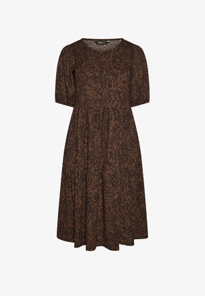 Yours Clothing, PLUS SIZE MIDI DRESSES - Jurk - brown