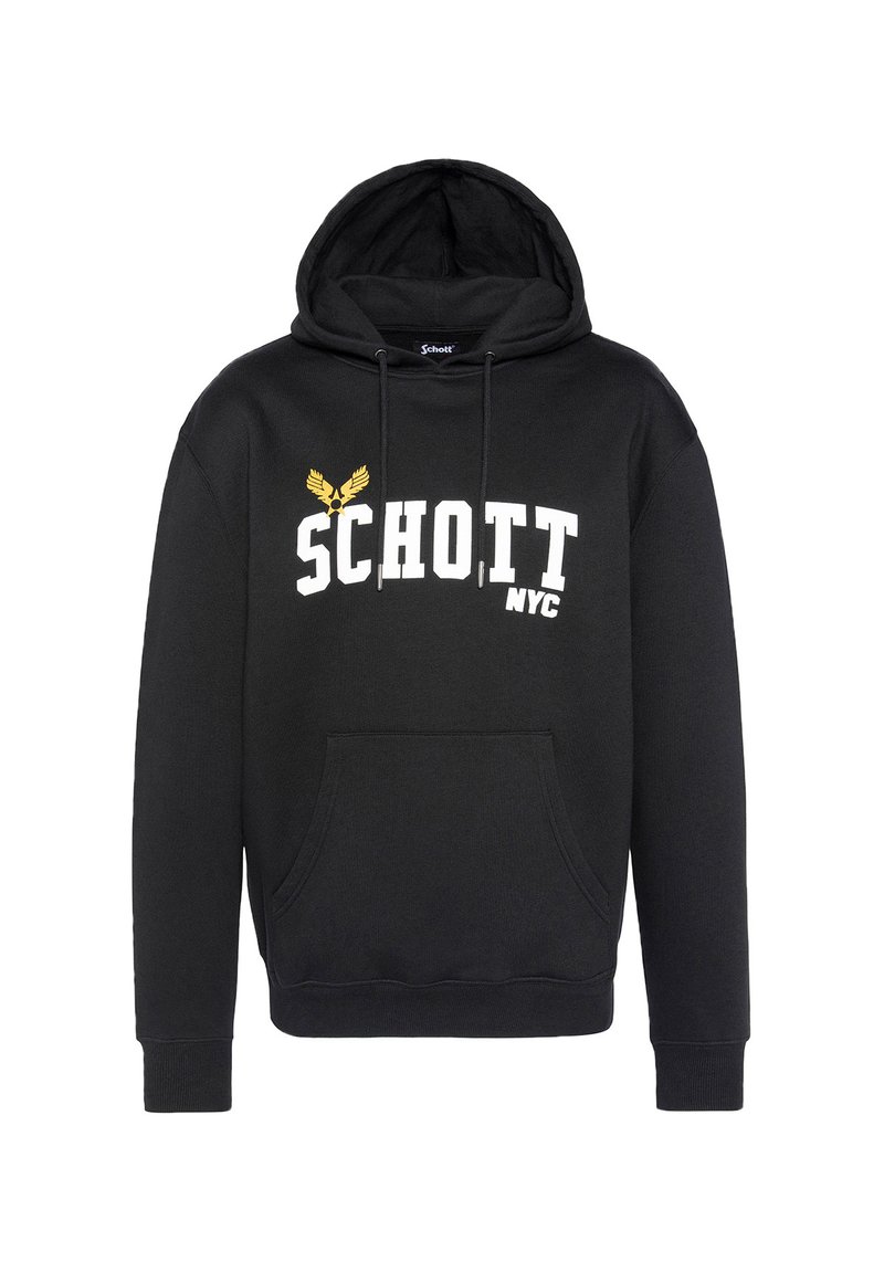 Schott Hoodie zwart