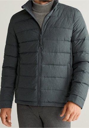 Winterjacke - mottled grey