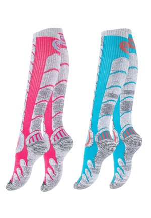 Stark Soul PAAR  SKISTRÜMPFE SKISOCKEN MIT SPEZIALPOLST - Sports socks - türkis pink