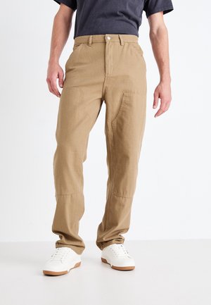 WORKER KNEE PATCH PANTS - Jeans baggy - ermine brown
