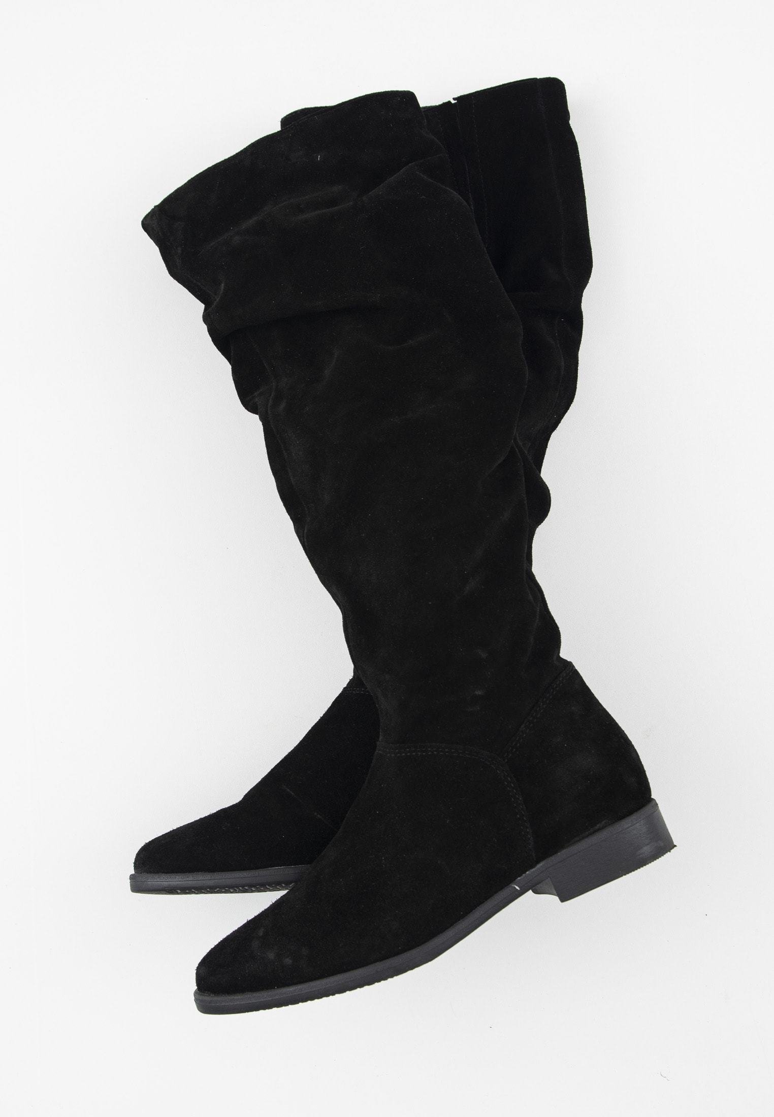 Tamaris Botas mosqueteras - black/negro - Zalando.es