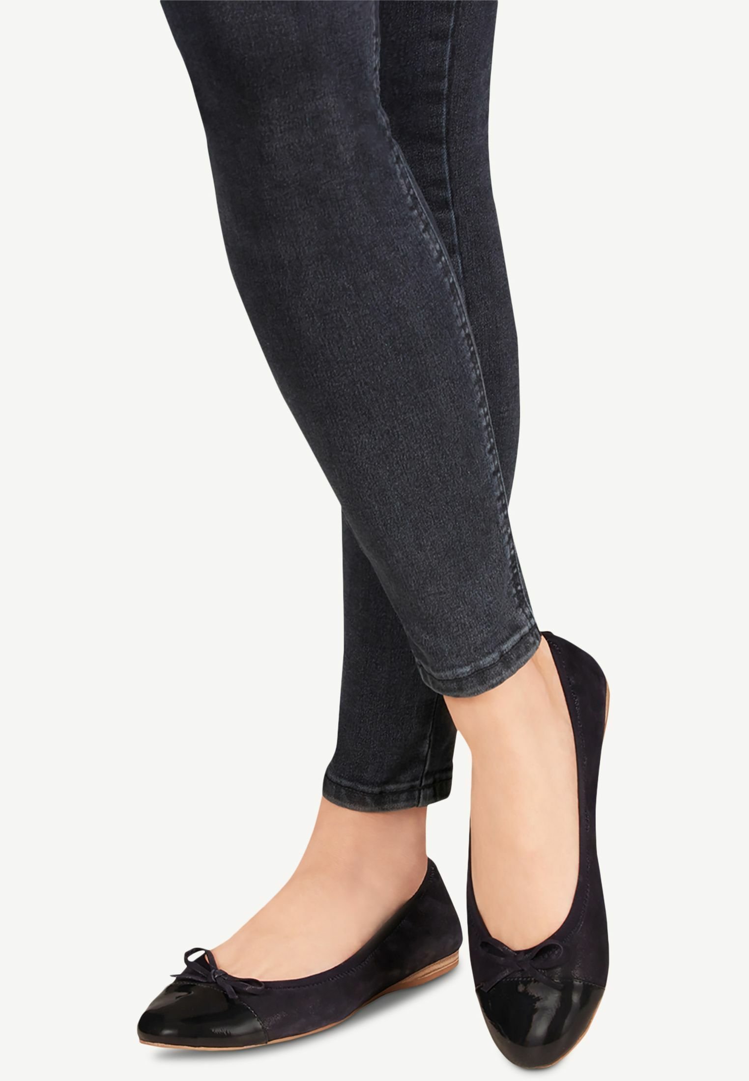 Tamaris BALLERINA - Ballerina's - navy pearl/Blauw - Zalando.nl