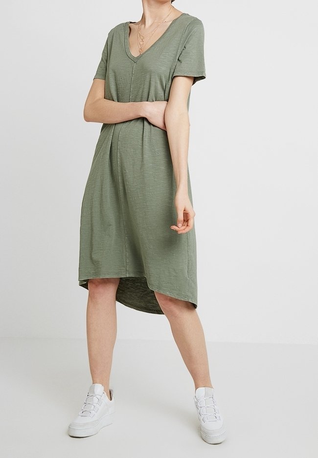 GAP Jersey dress - green - (Pre-owned) - Zalando.ie