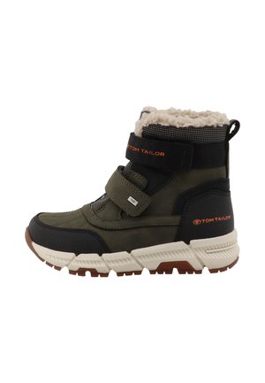 TOM TAILOR, STIEFEL UNISEX - Snowboot/Winterstiefel - black khaki