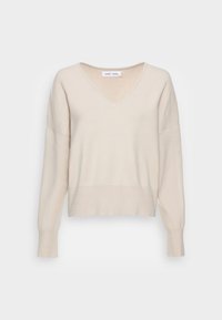 NIKA V NECK - Camisola - oatmeal