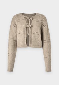 VMADELINA LS TWO WAY  - Cardigan - silver mink melange