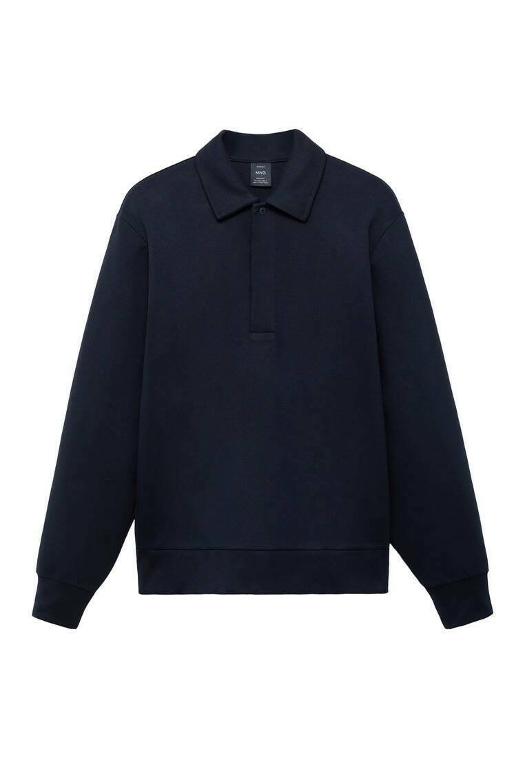 Mango Polo dark blue/blu scuro