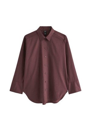 Lindex, LINDEX SHIRT LINDEX - Skjortebluser - dark dusty red