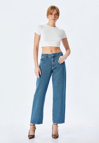 Koton Vaqueros rectos - blue denim