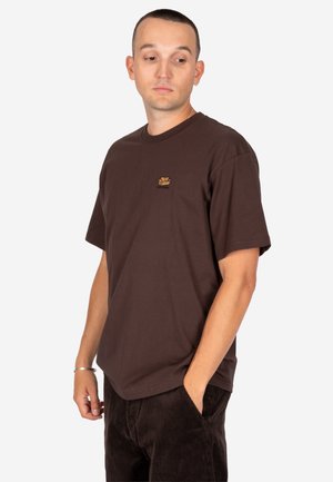 Iriedaily, IRIEDAILY T-SHIRT SERIAL CHILLER - T-Shirt print - dark coffee