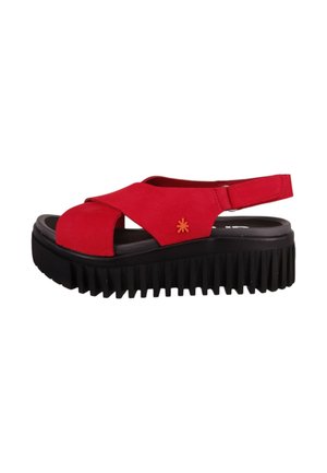 KOMFORT  - Sandales à plateforme - red