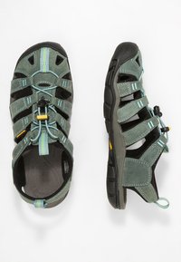 Keen CLEARWATER CNX  - Trekkingsandale - mineral blue/yellow