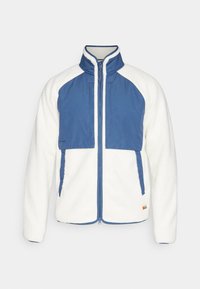 VARDAG PILE JACKET M - Fleece jacket - chalk white/indigo blue
