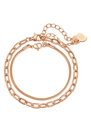 SNAKE AND LINK SET - Bracelet - rose gold-coloured