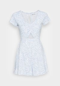 Selecionado, white/blue paisley