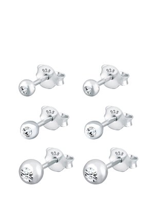 SPARKLING BASIC - MIT KRISTALLEN VON SWAROVSKI® - Örhänge - weiß