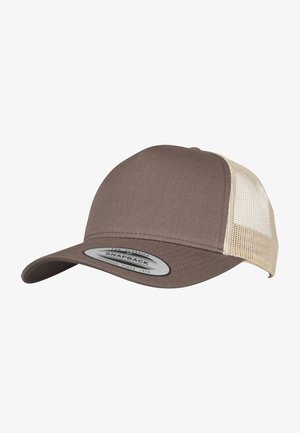 Flexfit TRUCKER 5-PANEL RETRO 2-TONE - Kepuraitė - brn/khaki