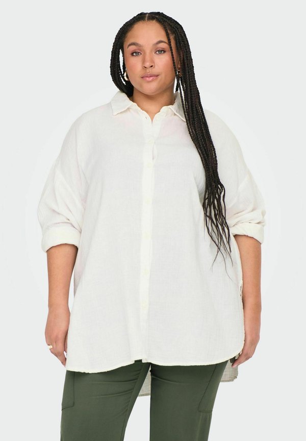 Hemdbluse - cloud dancer