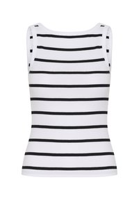 DREW REVERSIBLE - Top - white with black stripe